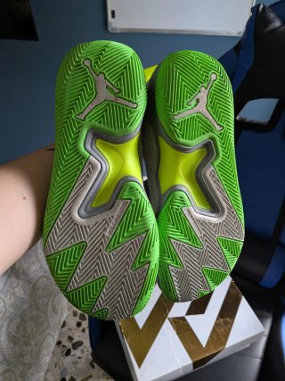 Scarpe Nike Jordan Grigie e Verdi