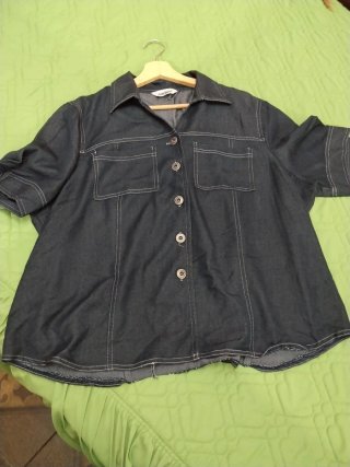 Camiseta de mujer Cathie's azul