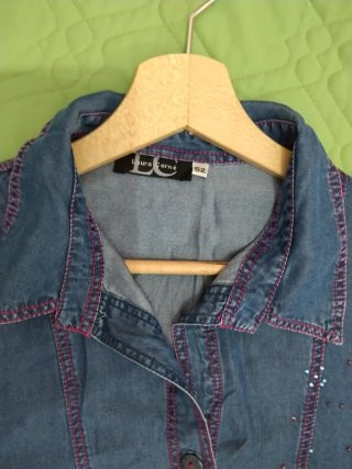 Camiseta de mujer Cathie's azul