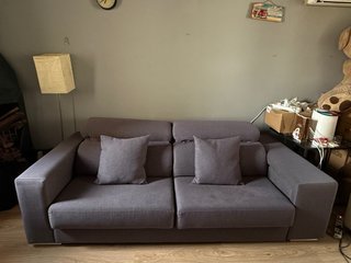 Sofá Cama Gris Extensible