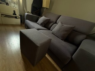 Sofá Cama Gris Extensible