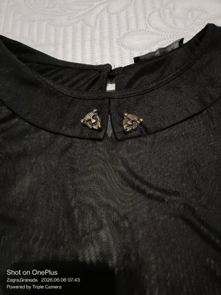 Top fiesta Atmosphere negro talla M