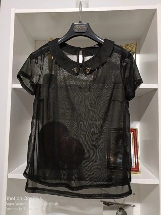 Top fiesta Atmosphere negro talla M