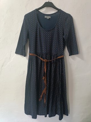 Vestido Bershka azul con estampado M