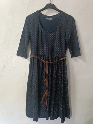 Vestido Bershka azul con estampado M