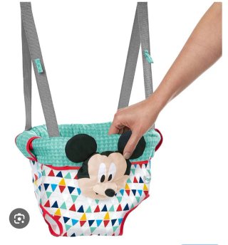 Saltador para bebé Mickey orejas crujientes
