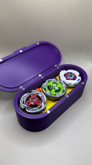 Porta Deck Beyblade X Viola Giallo