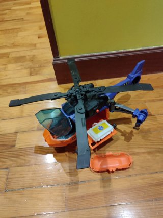 Lote Juguetes Bomberos y Helicóptero