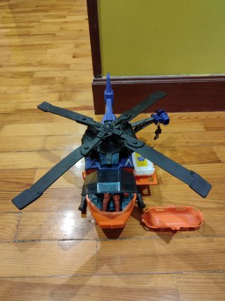Lote Juguetes Bomberos y Helicóptero
