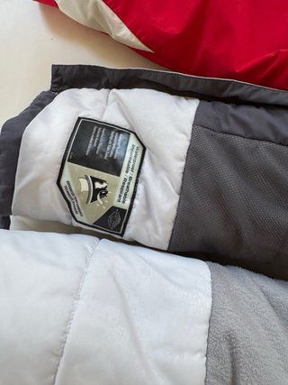 Chaqueta Columbia Hombre Gris y Roja