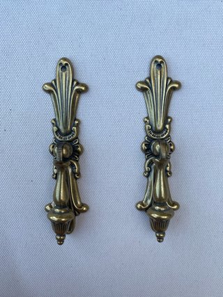 2 Tiradores Vintage Bronce
