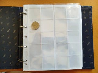 Hojas Leuchtturm NUMIS 34 para monedas