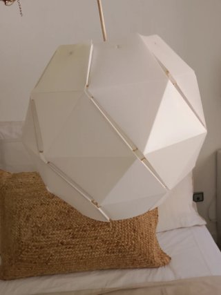 Lámpara Techo Geométrica Ikea Blanca