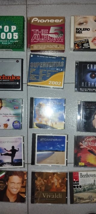 Lote CDs Varios: Pop, Bolero, Clásica