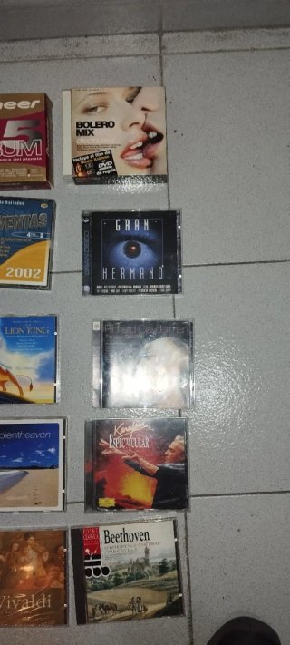 Lote CDs Varios: Pop, Bolero, Clásica