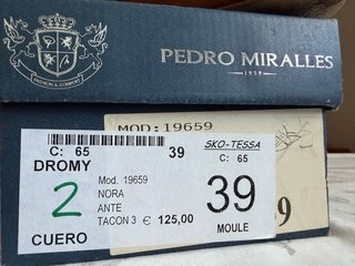 Mules Pedro Miralles Mujer Beige/Marrón