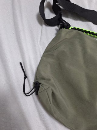 Bolso lona bandolera verde