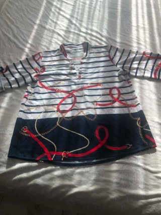 Blusa estampada mujer