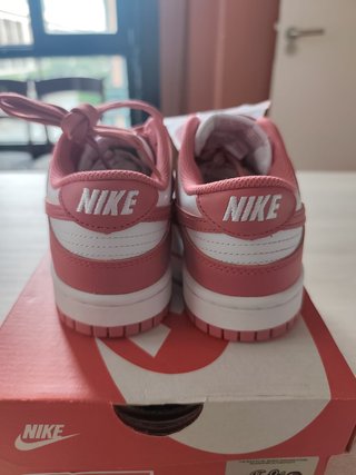 Zapatillas Nike Dunk Low Rosa y Blanco