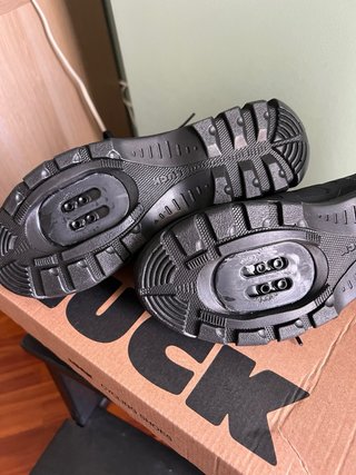 Zapatillas Ciclismo Mujer Luck Negras