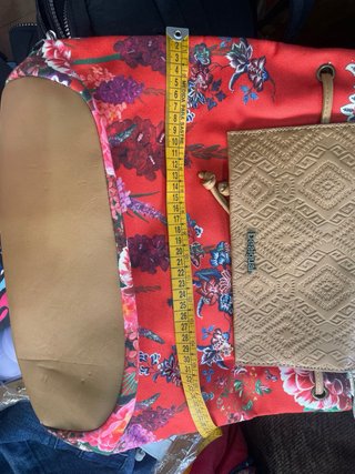 Mochila Desigual Roja y Marrón