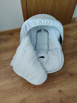 Saco silla grupo 0 con diseño de perro