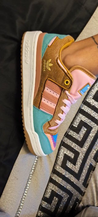 Zapatillas Adidas Marrón y Rosa
