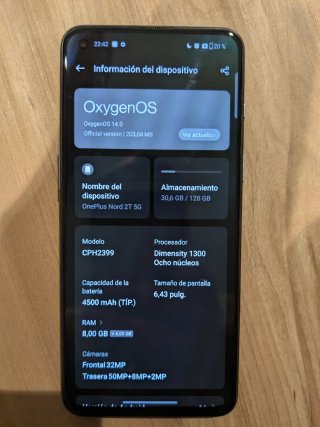 OnePlus Nord 2T 5G Negro + Accesorios