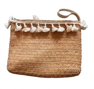 Bolso de rafia Bride flecos
