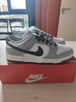 Zapatillas Nike Dunk Low Gris Blanco