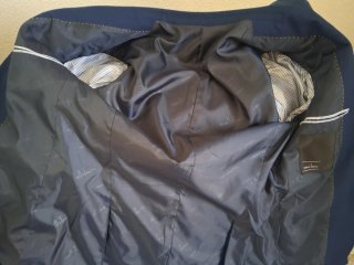 Traje de chaqueta Roberto Torretta azul,TALLA 40