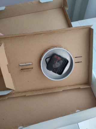 Reloj de pared con números
