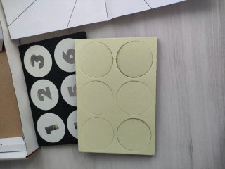 Reloj de pared con números