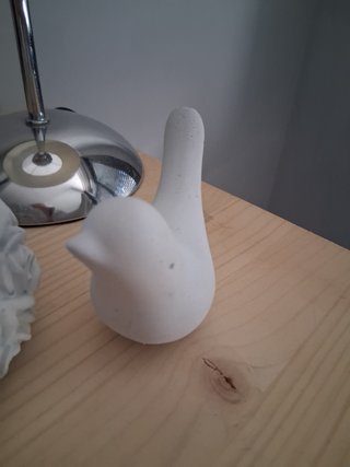 Conjunto decorativo piedra blanco
