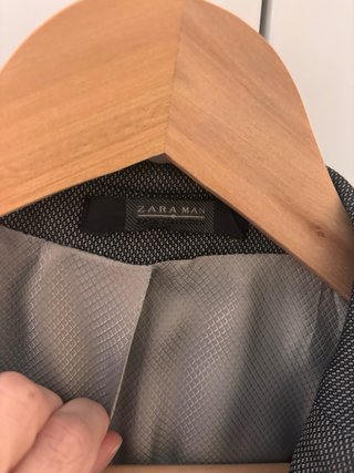 Traje Zara Gris Hombre