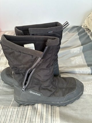 Botas de Nieve Kechua Negras