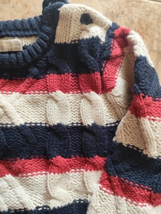 Jersey niño Sfera rayas trenzado 24-36m