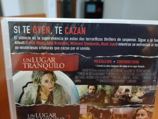 Pack DVD Un Lugar Tranquilo (2 Películas)
