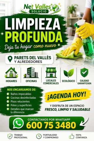 Limpieza de hogares y oficinas con experiencia...