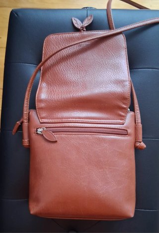 Bolso piel marrón Matties pequeño