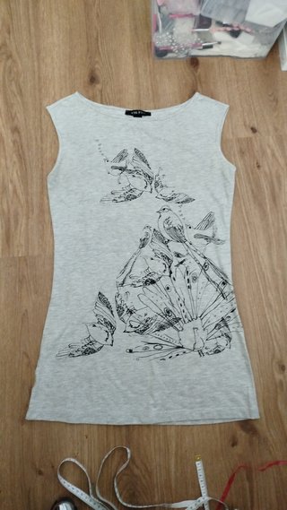 Camiseta Mango Talla M sin mangas