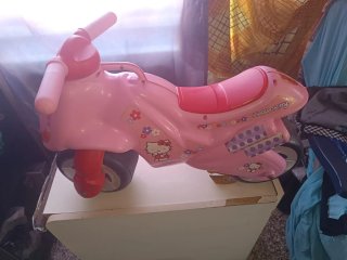 Moto Infantil Hello Kitty Rosa