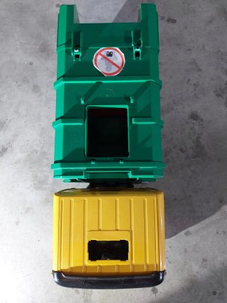 Camión de basura Bruder Man reciclaje