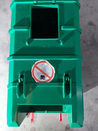 Camión de basura Bruder Man reciclaje
