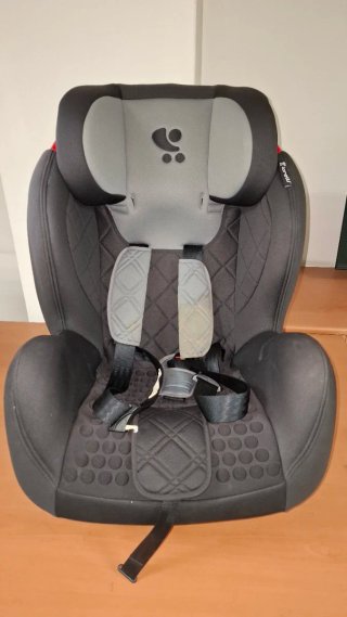 Silla coche Grupo 1-2-3 Negra/Gris