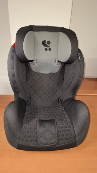 Silla coche Grupo 1-2-3 Negra/Gris