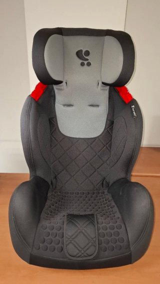 Silla coche Grupo 1-2-3 Negra/Gris