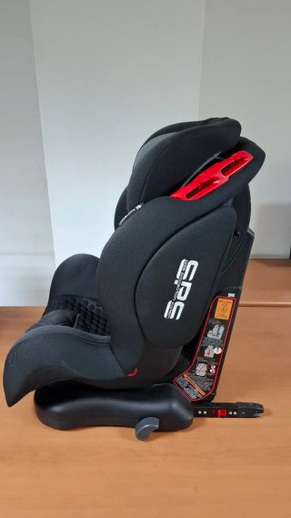 Silla coche Grupo 1-2-3 Negra/Gris