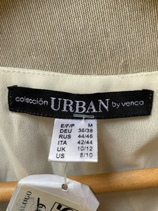 Camisa URBAN blanca talla M/L  bordada