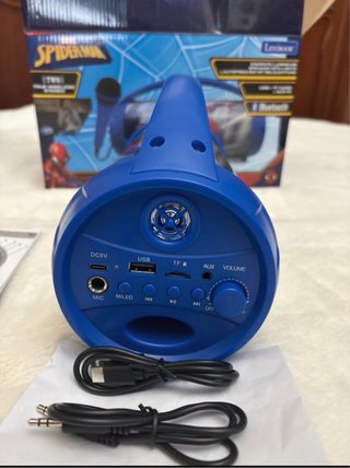 Altavoz Karaoke Spiderman Lexibook Bluetooth